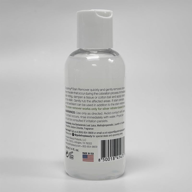 Godefroy Stain Remover For Hair Color, Hair Dye, Eyebrow and Eyelash Enhancer - Remove Unwanted Stains From the Hair or Skin, Infused with Aloe Vera (4 Ounce, 40 Applications) - Image 2