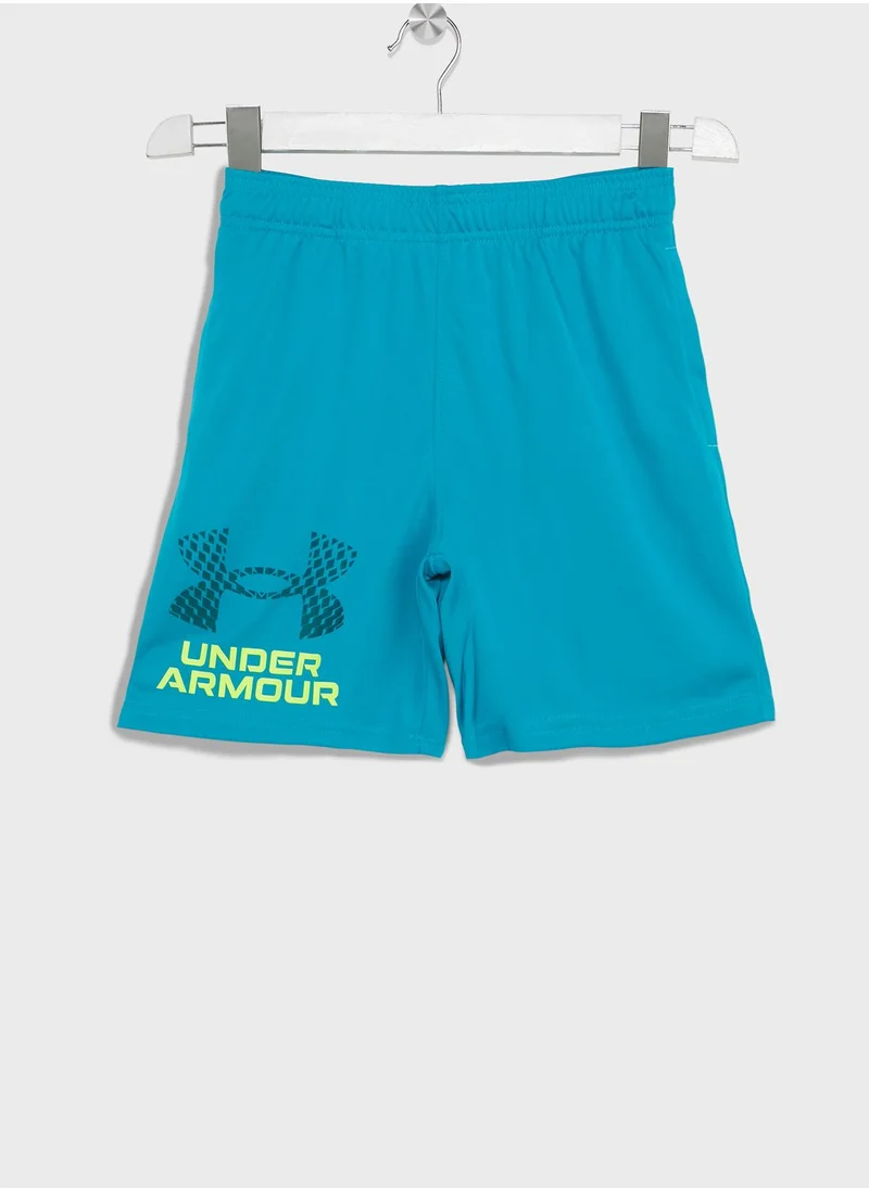 UNDER ARMOUR Boys' Tech Logo Shorts