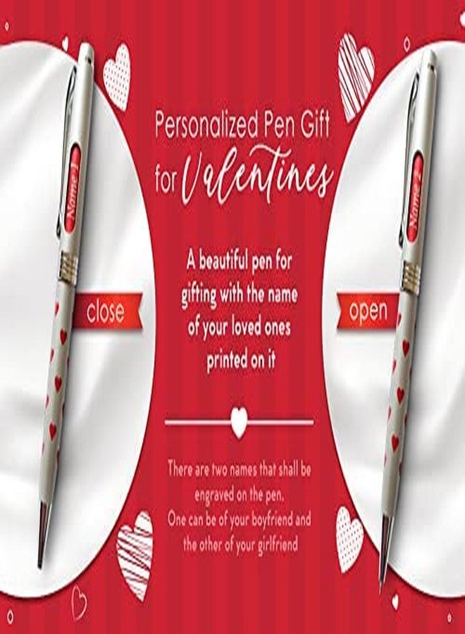 CrownLit Surprise Pen For Valentines,2 Names On 1,Blue - Image 3