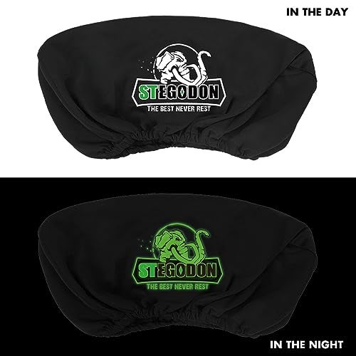 STEGODON Winch Cover,Heavy Duty Waterproof Dust-Proof Winch Protection Cover,UV-Resistant Neoprene Luminous Material Winch Cover,Fits for Electric Winches 8000-13000 lbs - Image 5