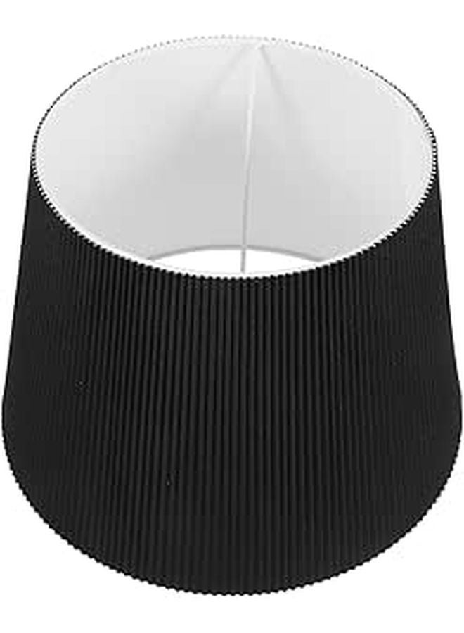 Black Fabric Lamp Shade Replacement For Floor And Desk Lamps Softens Light Eye Comfort