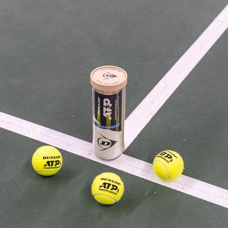 Dunlop Sports Dunlop ATP Championship Tennis Balls - 3 Pack for Sand, Hard Court, and Lawn - Image 4