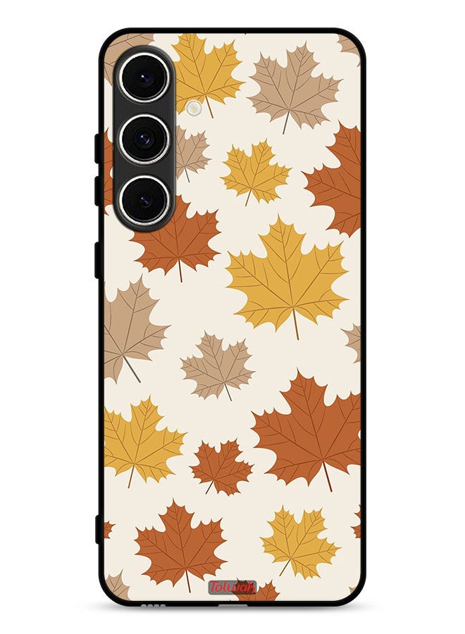 Tolwak Samsung Galaxy M56 5G Protective Case Cover Autumn Leaves - Image 1