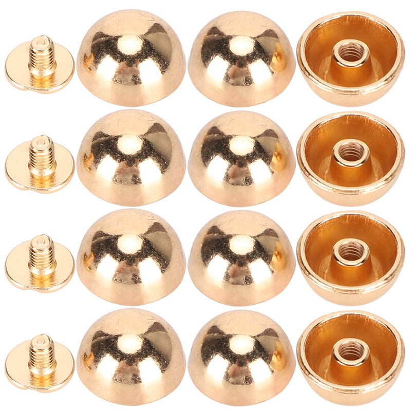 Mushroom Rivets Round Head Screw Dome DIY Stud Buttons for Bag Shoes Clothing Decor - Image 3