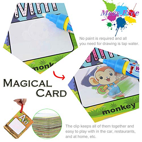 Coolplay A-Z 26 Alphabet Water Cards, Children Drawing Card for Kids Educational Toys for Travel - Image 4