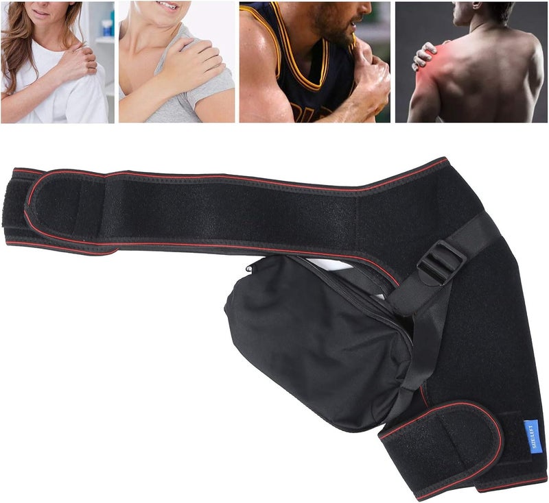 klarako Shoulder Brace for Men and Women Shoulder Support Wrap Arm Sling Shoulder Stroke Hemiplegia Dislocation Recovery Tools with Inflatable Bag and Pump(Right) - Image 5