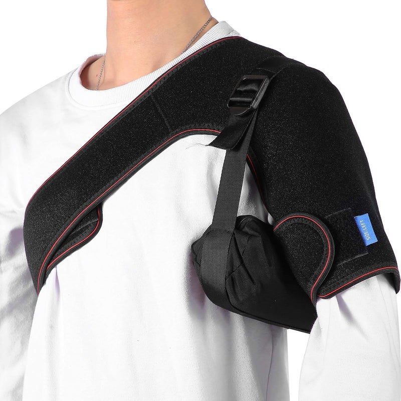 klarako Shoulder Brace for Men and Women Shoulder Support Wrap Arm Sling Shoulder Stroke Hemiplegia Dislocation Recovery Tools with Inflatable Bag and Pump(Right) - Image 2