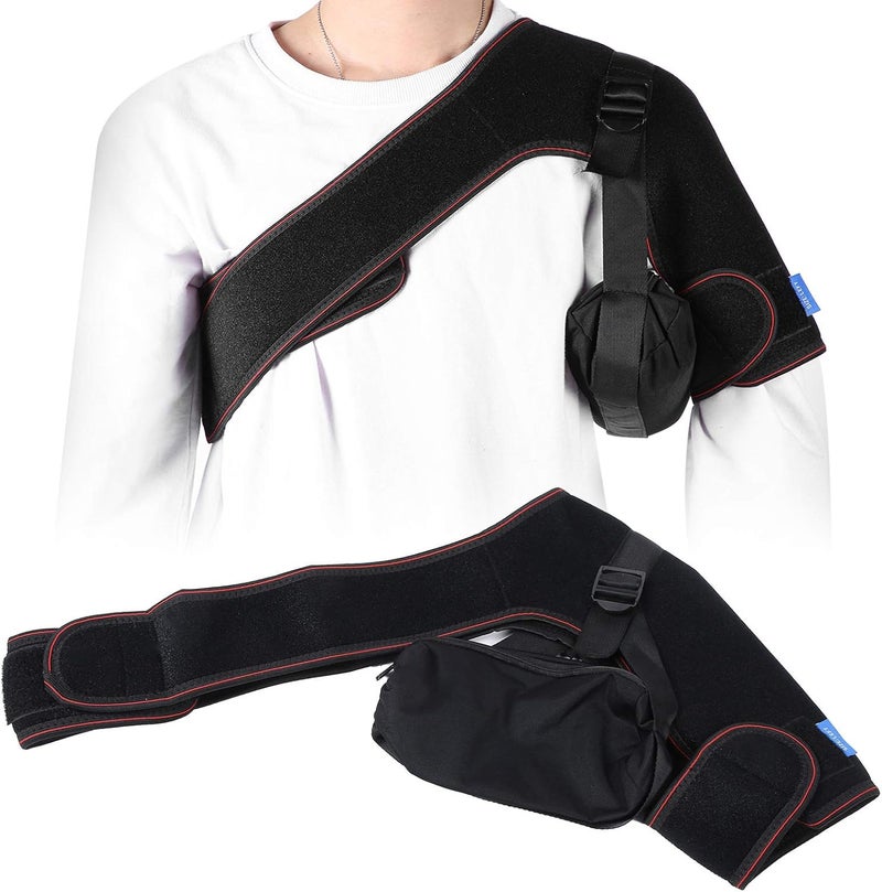 klarako Shoulder Brace for Men and Women Shoulder Support Wrap Arm Sling Shoulder Stroke Hemiplegia Dislocation Recovery Tools with Inflatable Bag and Pump(Right) - Image 1