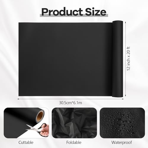 MotiMind Matte Cinefoil 12 Inch x 20 Feet Roll Photography Masking Light Leaks Aluminum Foil for Precise Light Control Reusable Cinefoil for Video Photography Studio - Image 3