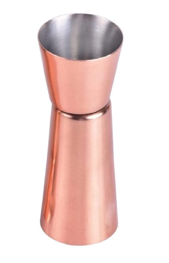 Dynore Stainless Steel Double Sided Copper Plated Tall Peg Measure 30/60 ml - Image 5