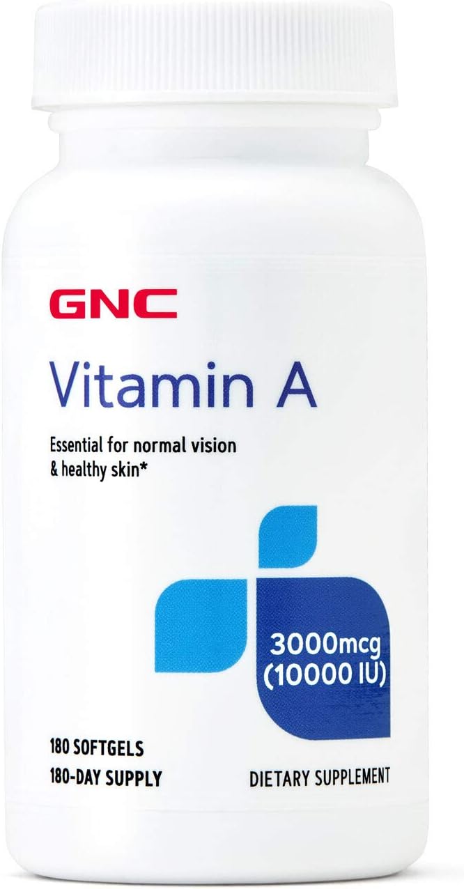 GNC Vitamin A Softgels 3000mcg for Adults - Image 1