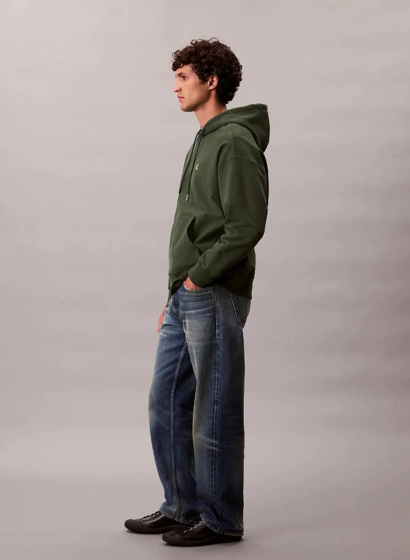 Calvin Klein Jeans Sycamore Premium Fleece Relaxed Hoodie for Men | Best Price UAE