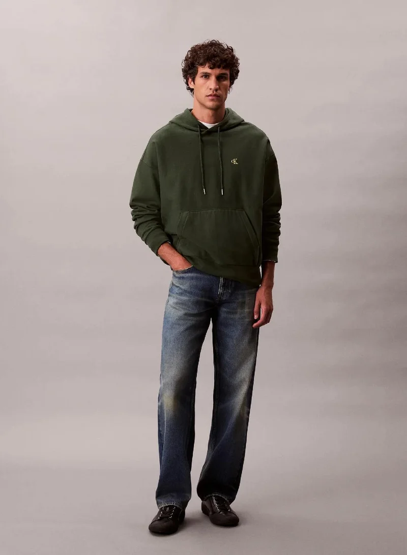 Calvin Klein Jeans Sycamore Premium Fleece Relaxed Hoodie for Men | Best Price UAE