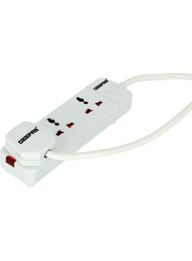 GEEPAS Geepas 3 Way Extension Socket 13A - Charge Multiple Devices with Child Safe, Extra Long Cord & Over Current Protected | Ideal For All Electronic Devices  - Image 3