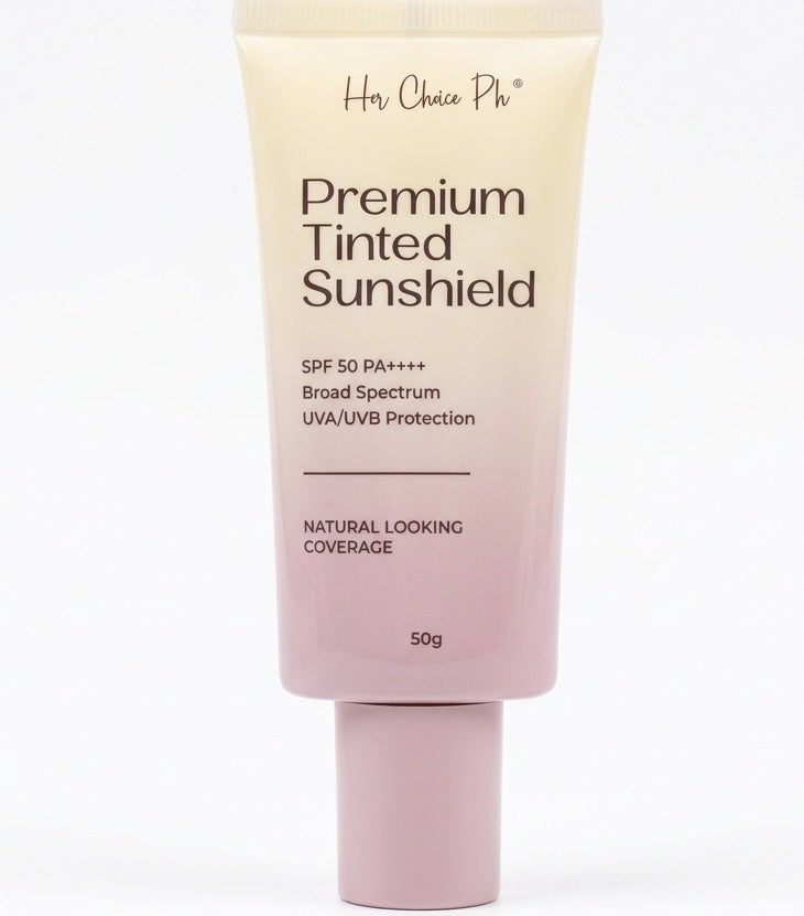 Her Choice Ph Premium Tinted Sunshield SPF50 - 50gm - Image 4