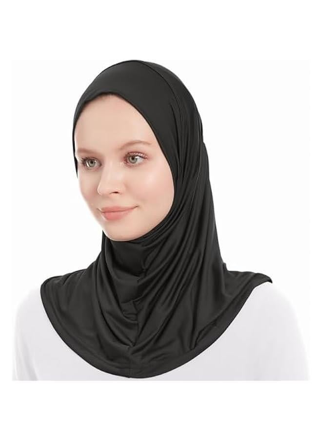 Arabest Simple Ready-to-Wear Amira Hijab for Women - Muslim Instant Jersey Scarf – Soft One-Piece Headscarf - Image 1