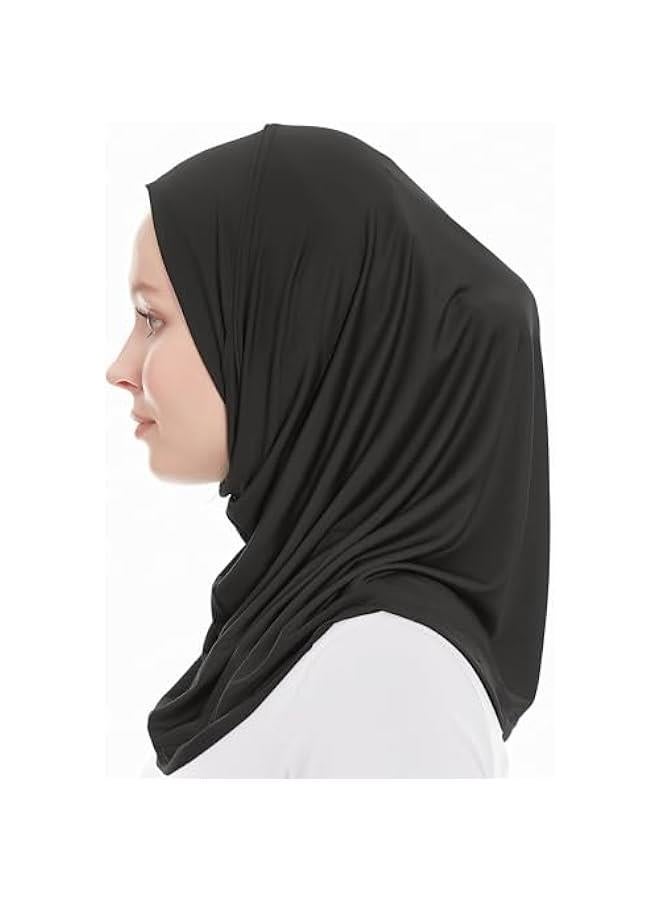 Arabest Simple Ready-to-Wear Amira Hijab for Women - Muslim Instant Jersey Scarf – Soft One-Piece Headscarf - Image 3