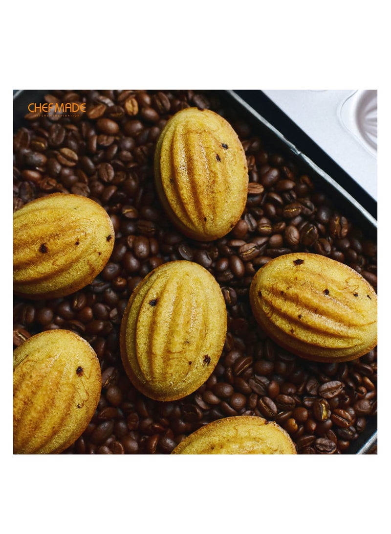 KASTWAVE Cake Mold Kastwave Muffin Cake Pan Non-Stick Rugby-Shaped Bakeware Mold Cake Pan For Oven Baking And Instant Pot Baking Mini Mold Cake Pan For Baking And Kitchen (12-Cavity Champagne Gold) - Image 4