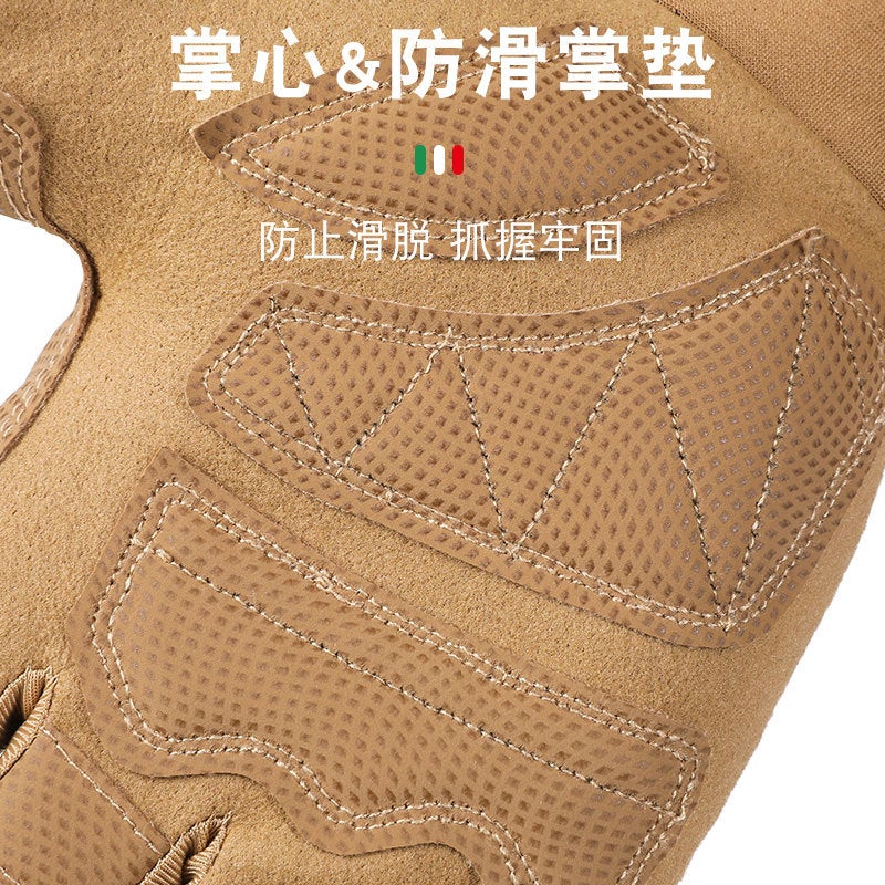 Long Finger Tactical Gloves Men'S Riding Sports Performance Touchscreen Non-Slip Mountaineering Rock Climbing Wear-Resistant Full Finger A1 - Image 3