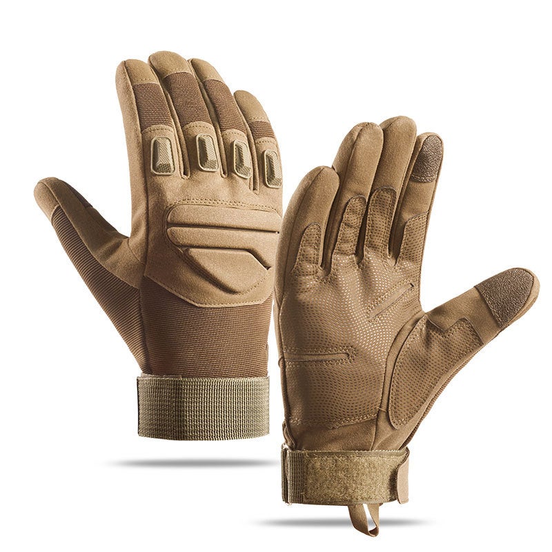 Long Finger Tactical Gloves Men'S Riding Sports Performance Touchscreen Non-Slip Mountaineering Rock Climbing Wear-Resistant Full Finger A1 - Image 1