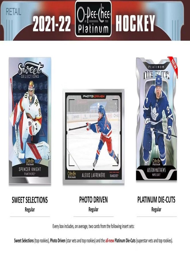Upper Deck 2021 2022 Upper Deck O Pee Chee PLATINUM Hockey Series Factory Sealed Unopened Blaster Box Brand New Released in June of 2023 - Image 3