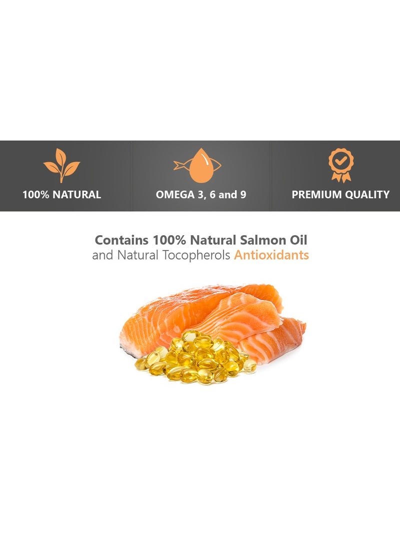Scottish Salmon Oil For Dogs and Cats With Omega 3, 6 & 9 Fish Oil 300ml