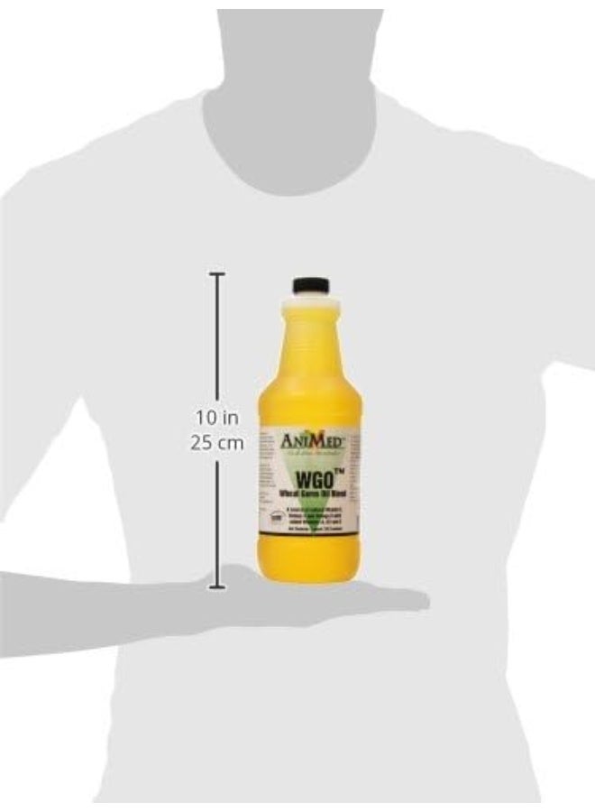 AniMed Wheatgerm Oil Blend for Horses of All Ages and Classes, 32-Ounce