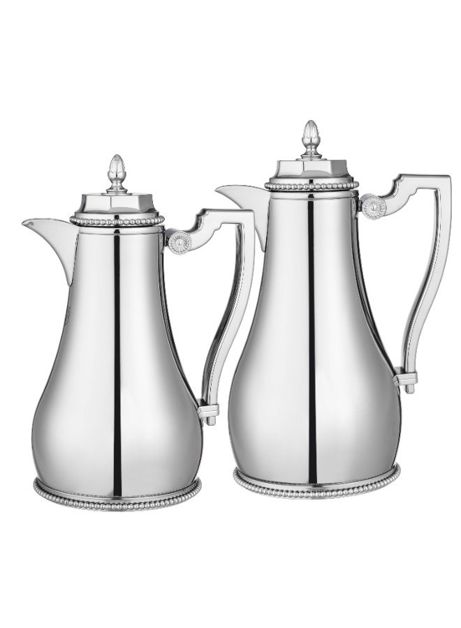 السيف  "✨ السيف طقم ترامس شدن – 2 قطعة نيكل لامع بيد أكريليك شفاف وداخلي زجاج فاخر ✨" - Image 5