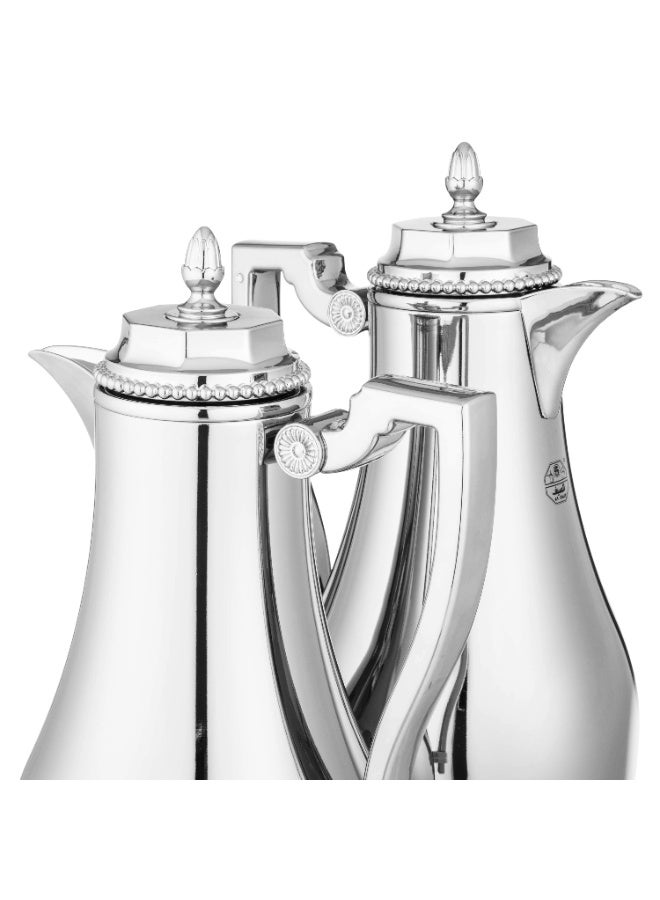 السيف  "✨ السيف طقم ترامس شدن – 2 قطعة نيكل لامع بيد أكريليك شفاف وداخلي زجاج فاخر ✨" - Image 3