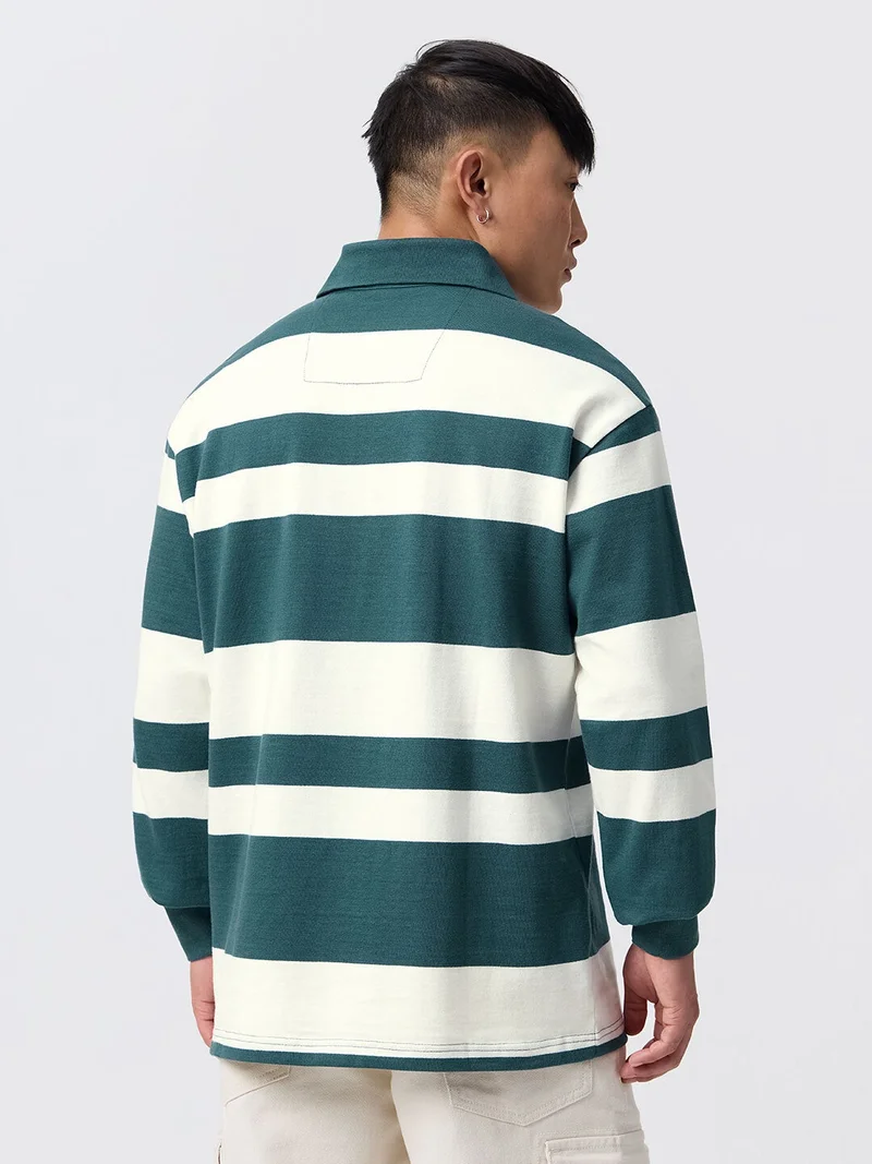 The Souled Store  Oversized Rugby Polo: Metro  | Best Price UAE