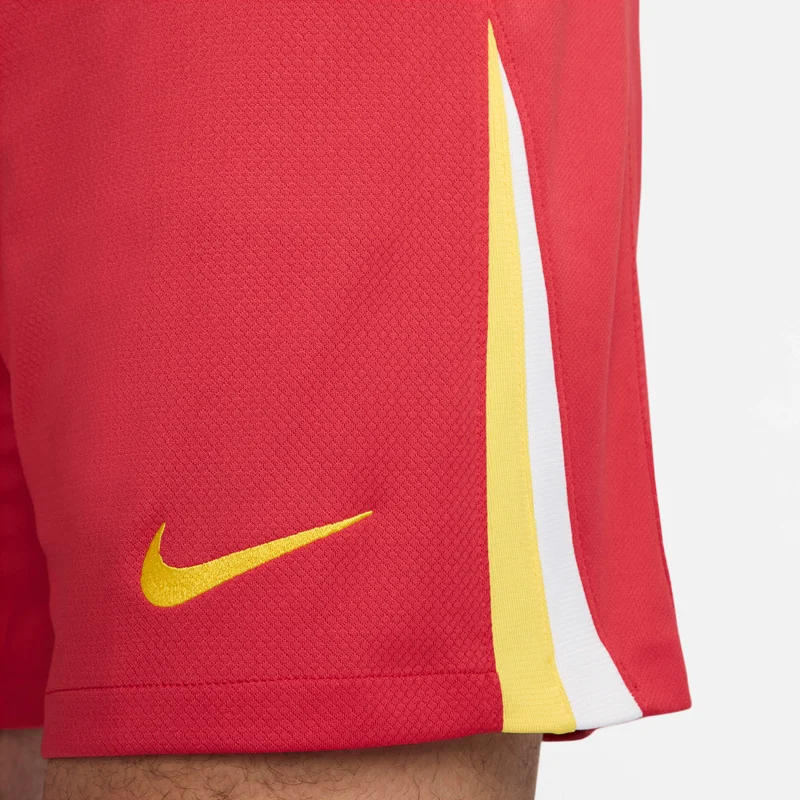 Nike Red Men's Liverpool F.C. Dri-FIT Stadium Home Replica Football Shorts - 2024/25 for Men | Best Price UAE