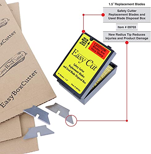 Easy Cut 81 Easy Cut/EZ Cutter Replacement Blades 09703 STD Blades Box - Image 2