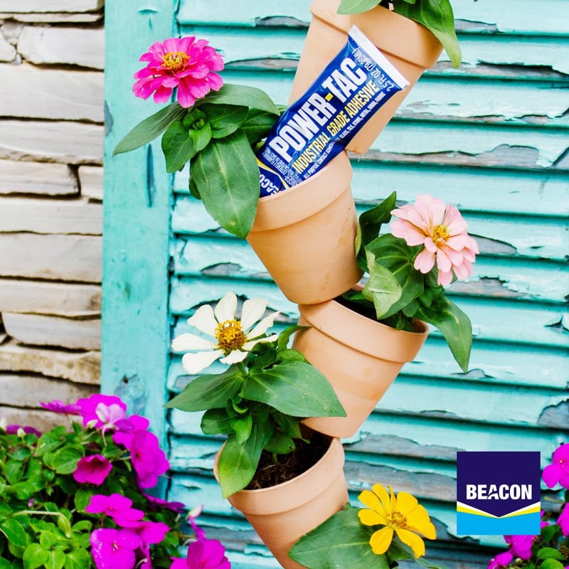 Beacon بيكون باور-تاك - الغراء الشامل النهائي بقوة فائقة، رائحة منخفضة، ووقت جفاف سريع 10 دقائق، 2.5 أونصة - Image 4