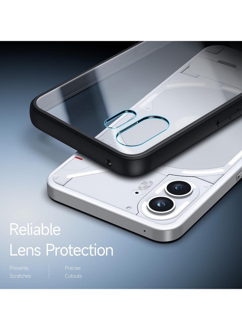 DUX DUCIS Compatible with Nothing Phone 2 Transparent Case Back Cover (Fram Black) - Image 5