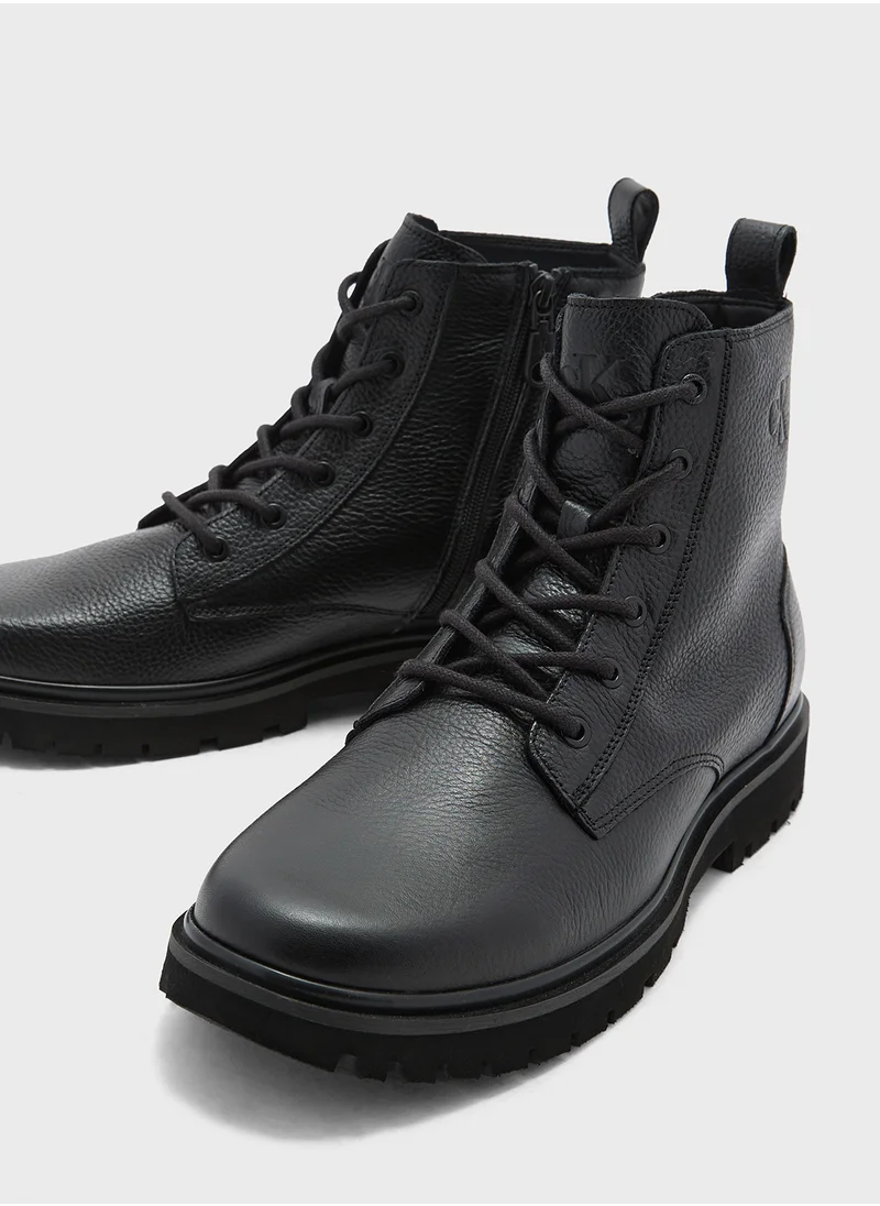 Calvin Klein Jeans Eva Lace Up Ankle Boots