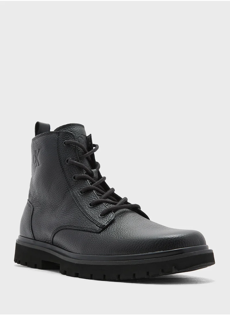 Calvin Klein Jeans Eva Lace Up Ankle Boots