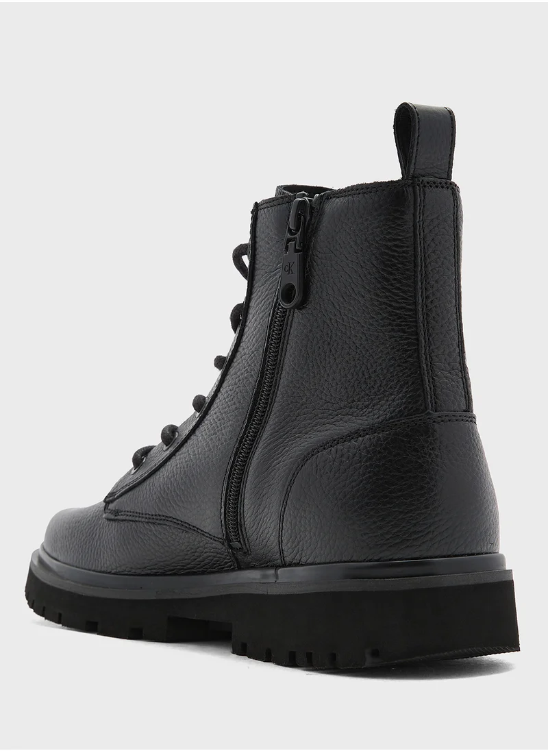 Calvin Klein Jeans Eva Lace Up Ankle Boots