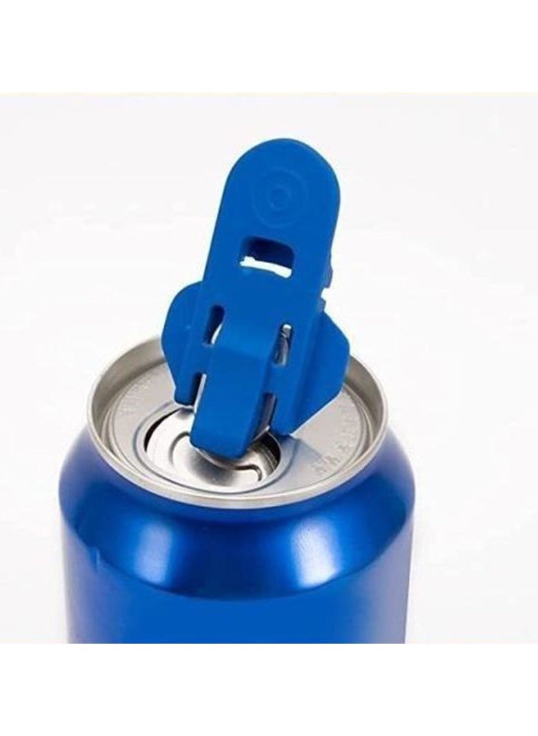 Generic - 6pcs Premium Manual Can Opener Set - Easy Kitchen Tool for Soda, Beer, and Beverage Cans with Protective Shields - Durable Plastic Tab Openers for Smooth Edges - Image 1