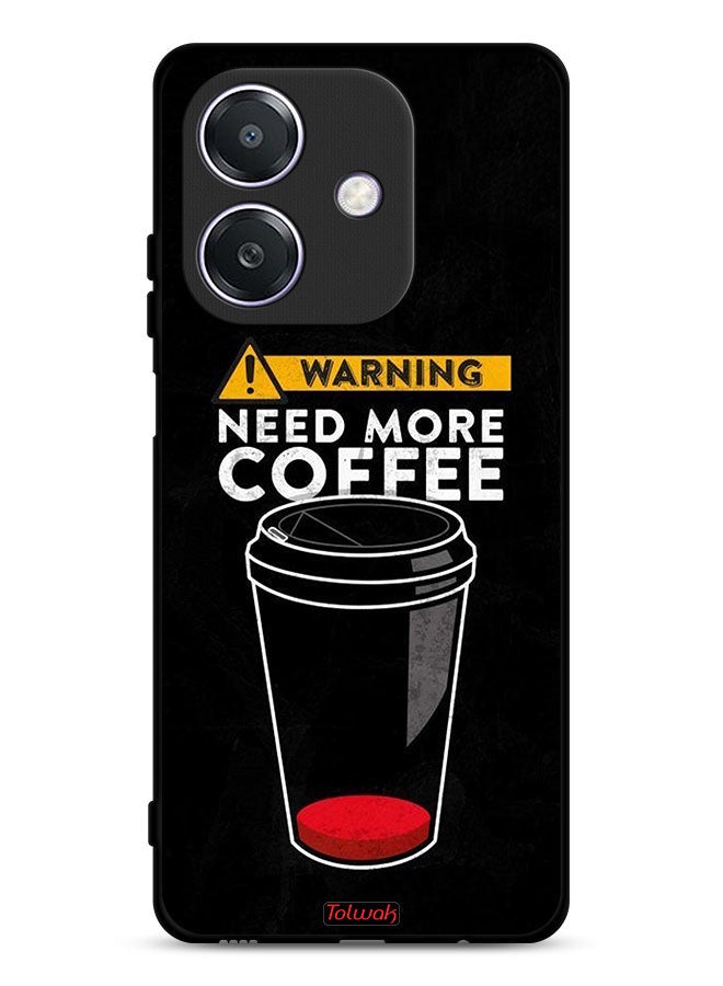 Tolwak Oppo A3 5G Protective Case Cover Need More Coffee - Image 1