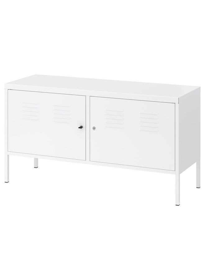 زبون خزانة، بيضاء، 119×63 سم - Image 1