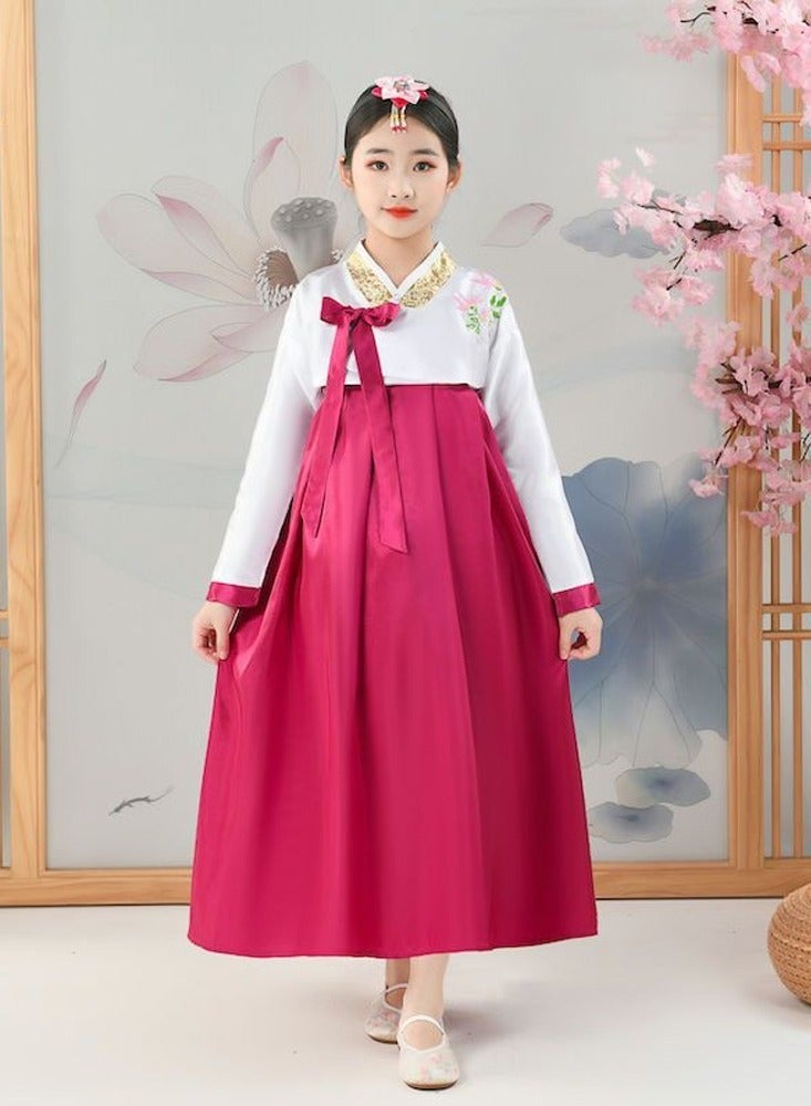 Gril Korean Hanbok Traditional Dress Palace Korea Wedding Dance Costume Oriantal For Stage - Image 2