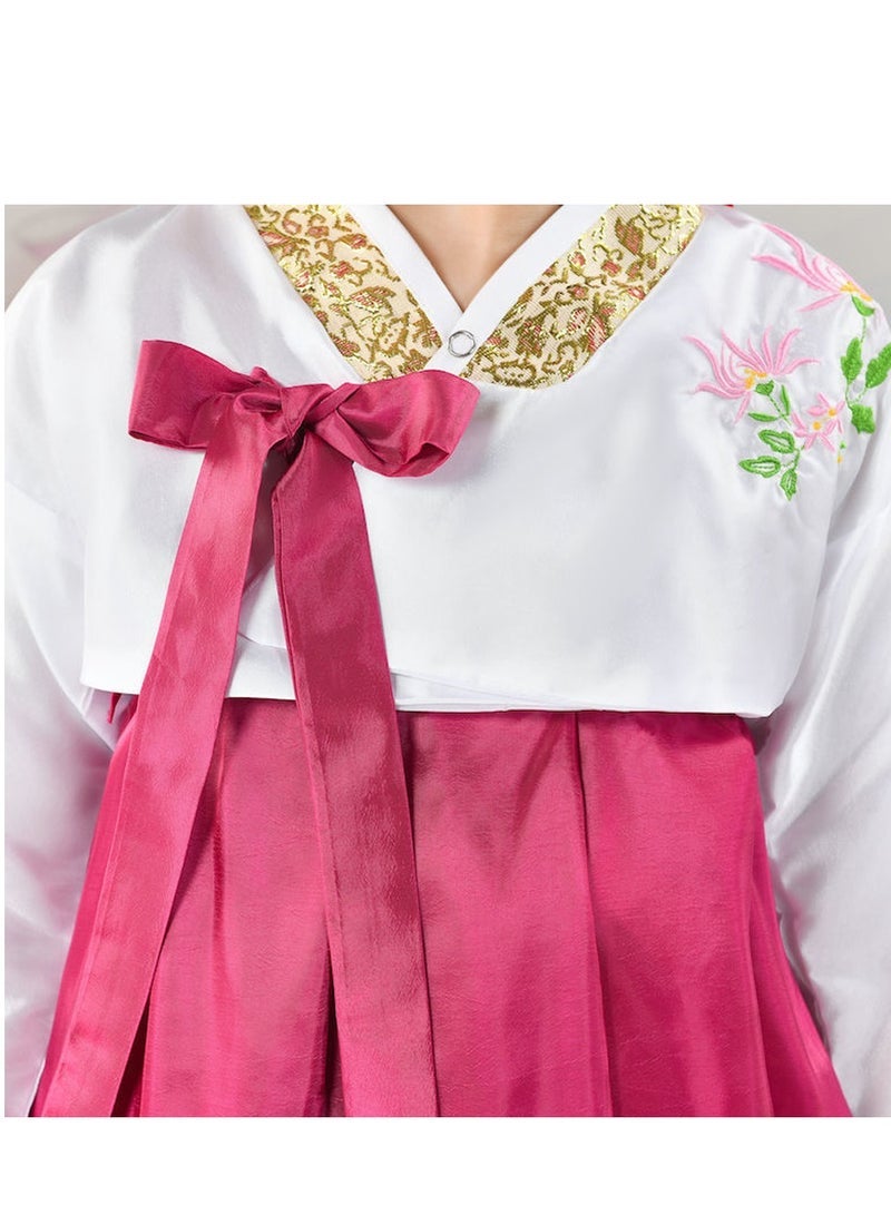 Gril Korean Hanbok Traditional Dress Palace Korea Wedding Dance Costume Oriantal For Stage - Image 4