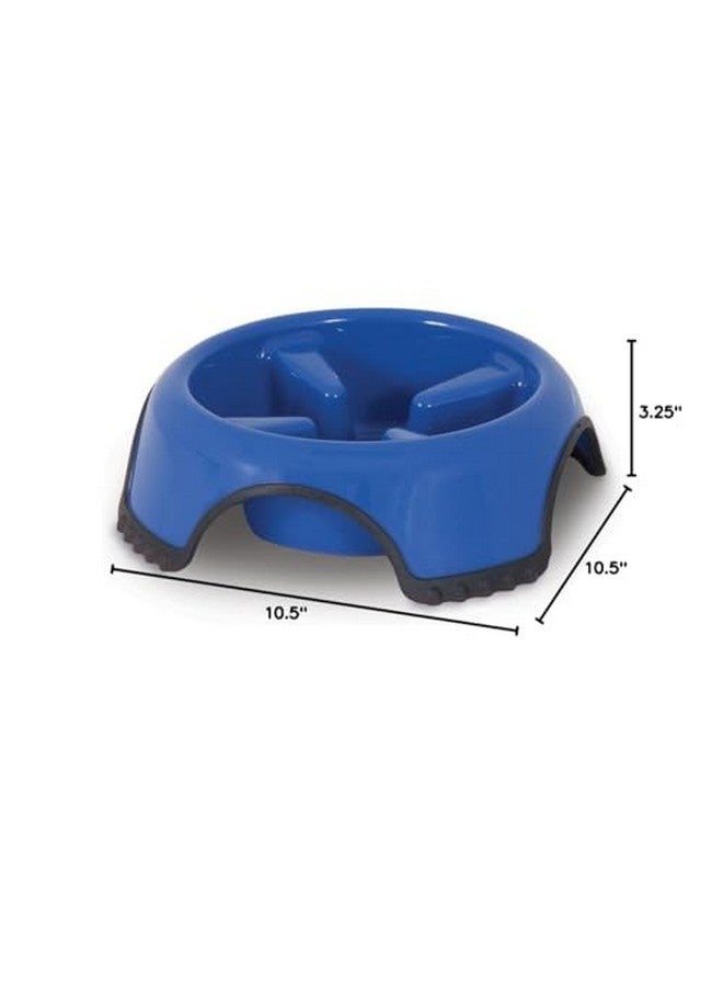 بيت ميت وعاء التغذية البطيئة Jw Skid Stop، أزرق، كبير (23496) - Image 2