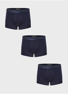 EMPORIO ARMANI 3 Pack Logo Band Boxers  - Image 4
