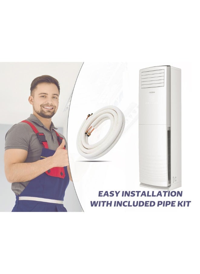 GeneralGold - General Gold 3 Ton Floor Standing Air Conditioner, 36000 BTU, Inverter T3 Cool & Heat with Pipe Kit, WIFI Control, Energy Efficient R410, Quiet Operation - Image 1