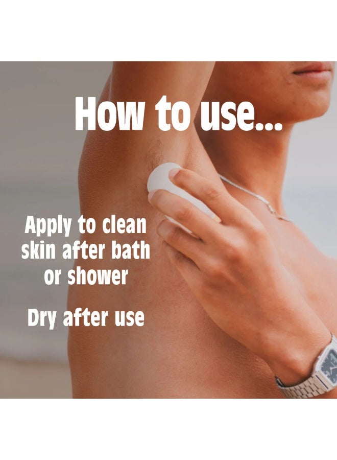 Salt Of the Earth Crystal Deodorant Travel Size Natural Mineral Salt Stone Long Lasting Odour Protection Compact Design - 50gm - Image 4