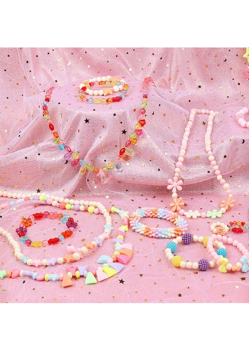 KASTWAVE Elastic Bracelet String, Transparent and Shiny Elastic Beaded Line, Crystal Stretch Bead Cord for DIY Jewelry Making Bracelet Beading 100m roll 4 Rolls 1mm Black and Clear - Image 5