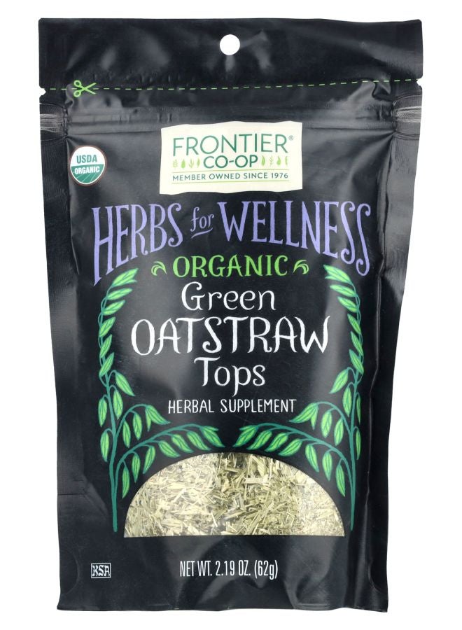 Frontier Co-op Organic Green Oatstraw Tops 2.19 oz (62 g)