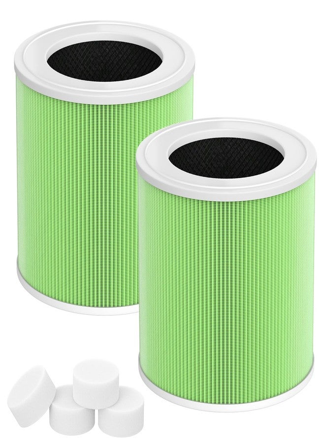 CFKREYA 2-Pack HY1800 Replacement Filters for Honeyuan/MORENTO/Loytio Air Purifiers | 3-in-1 filtration with Enhanced Carbon Technology | Compatible with CHIVALZ/AYAFATO/IOIOW HY1800 Models - Image 2