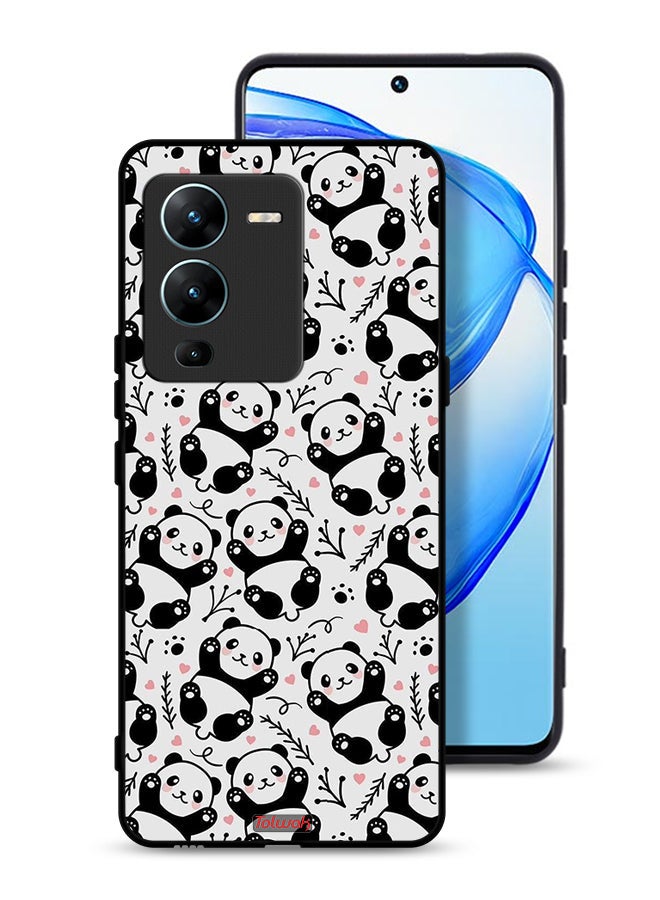 Tolwak Vivo V25 Pro 5G Protective Case Cover Pattern Of Panda - Image 1